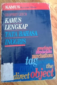 Kamus Lengkap Tata Bahasa Inggris