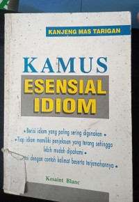 Kamus Esensial Idiom