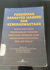 pendidikan karakter mandiri dan kewiraswastaan