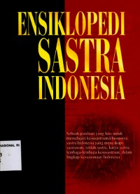 Ensiklopedi sastra indonesia